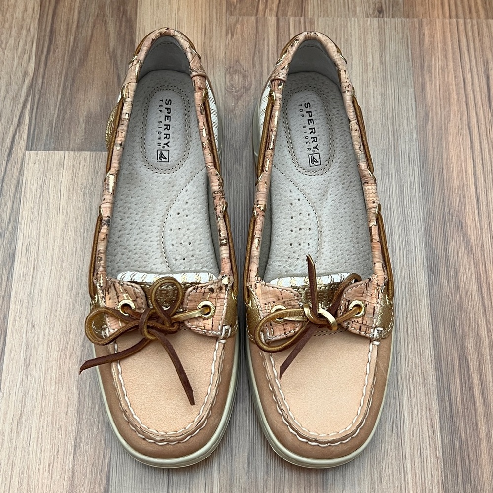 Sperry Top-Sider Angelfish Boat Shoe (Sand/Gold cork)